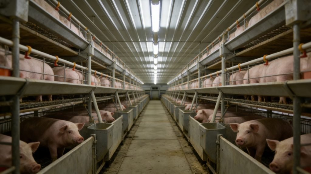 Ammonia-Resistant LED Light for Poultry Farm